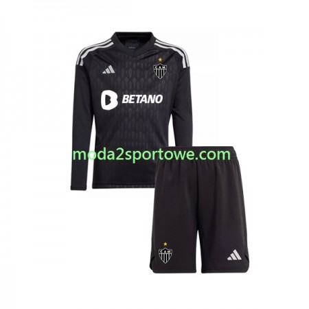 Koszulka Atlético Mineiro Bramkarska Dziecięcy Domowe Stroje Piłkarskie 2023 Długi Rękaw